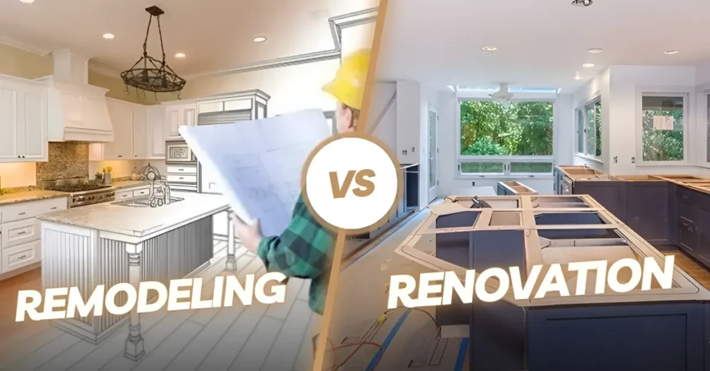 Remodel vs Renovation
